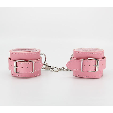 Faux Fur Lined Leatherette Wrist Restraint by Berlin Baby