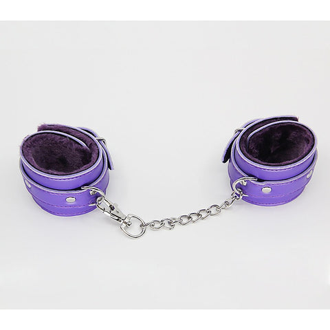 Faux Fur Lined Leatherette Wrist Restraint by Berlin Baby