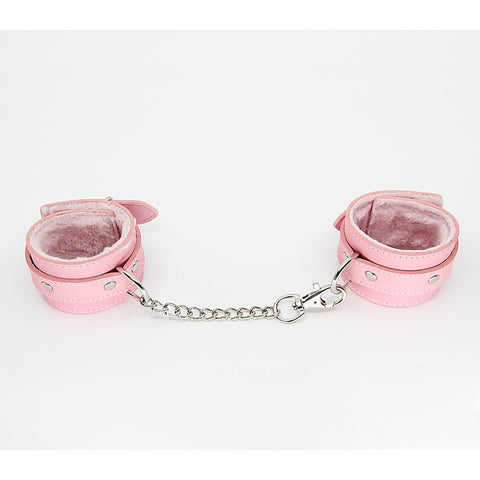 Faux Fur Lined Leatherette Wrist Restraint by Berlin Baby