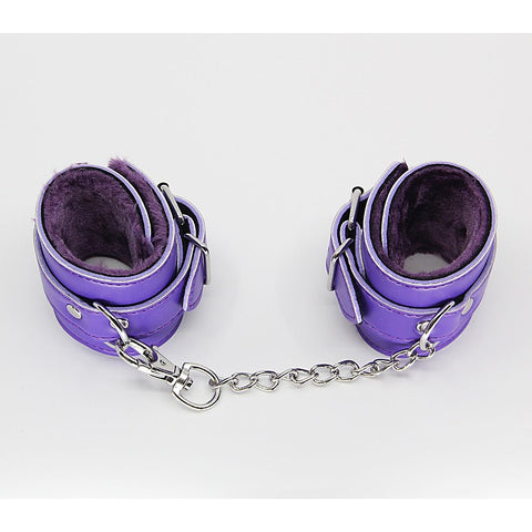 Faux Fur Lined Leatherette Wrist Restraint by Berlin Baby