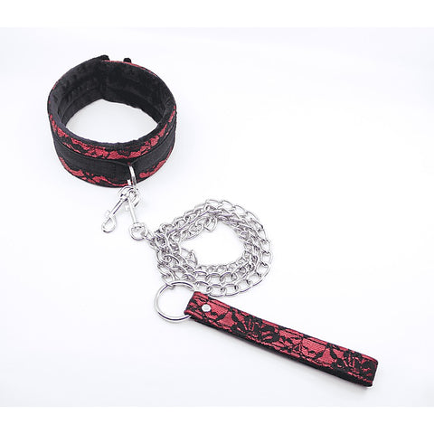 Satin and Lace BDSM Play Collar by Berlin Baby