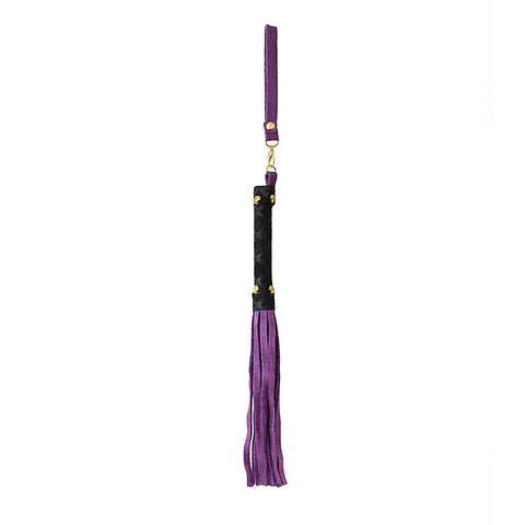 Mini BDSM Flogger With Latex Handle by Berlin Baby