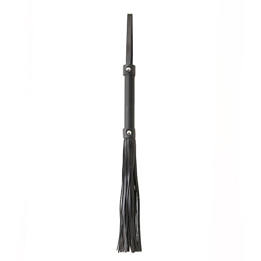 Long Faux Leather Bondage Flogger by Berlin Baby