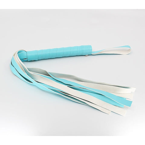 Turquoise Blue Faux Leather Flogger by Berlin Baby