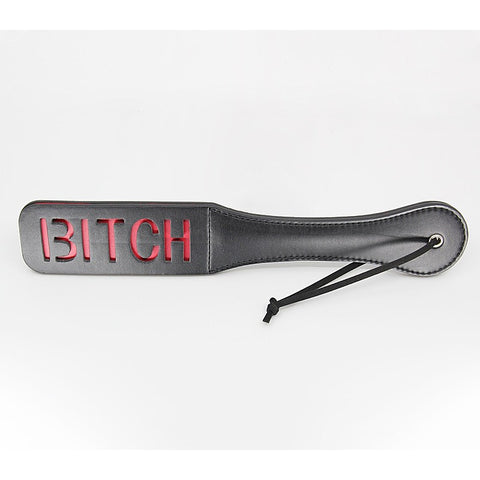 Bitch Cut Out Design BDSM Paddle by Berlin Baby