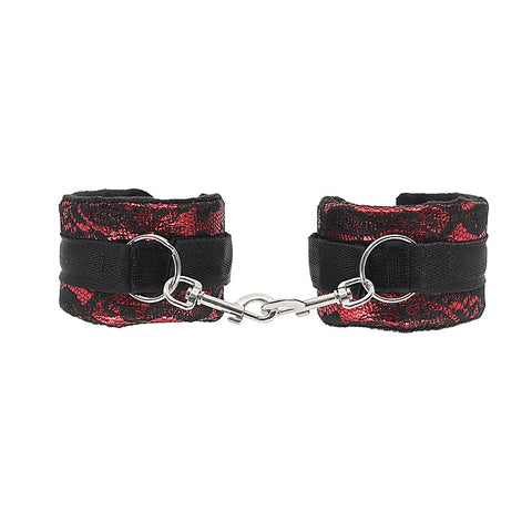 Satin and Lace Bondage Wrist Cuffs by Berlin Baby