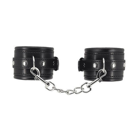 Diamante Buckle Bondage Wrist Cuffs by Berlin Baby