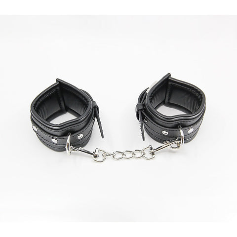 Diamante Buckle Bondage Wrist Cuffs by Berlin Baby