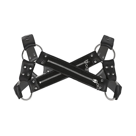 Cross Front Neoprene Body Brace by Love In Leather
