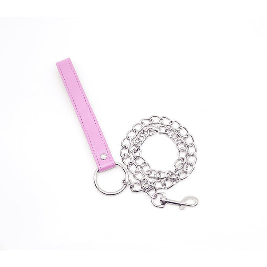 Pink Handle BDSM Chain Lead by Berlin Baby