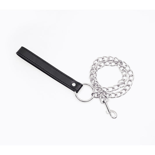 Faux Leather Handle Chain Lead by Berlin Baby