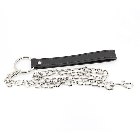 Faux Leather Handle Chain Lead by Berlin Baby