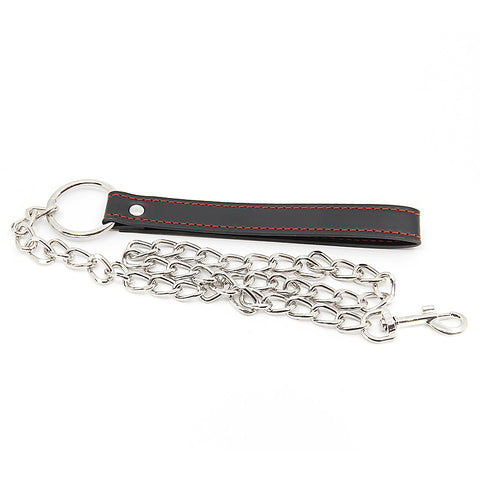 Faux Leather Handle Chain Lead by Berlin Baby