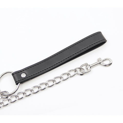 Faux Leather Handle Chain Lead by Berlin Baby