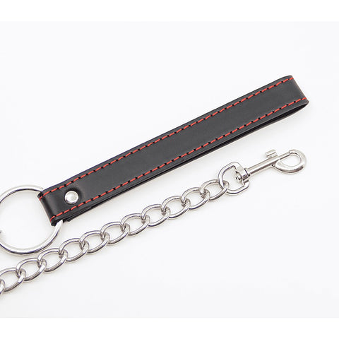 Faux Leather Handle Chain Lead by Berlin Baby