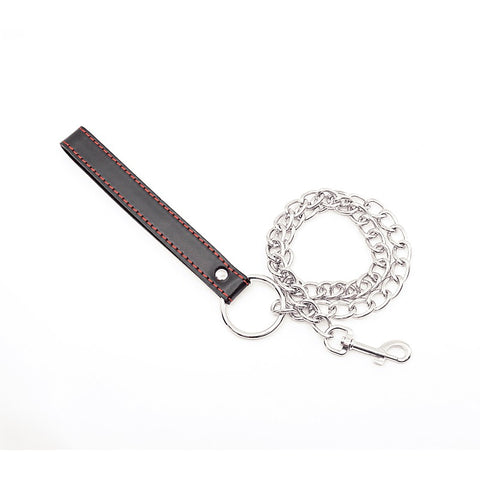 Faux Leather Handle Chain Lead by Berlin Baby