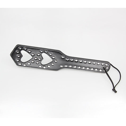 Silver Studded Detail Heart Paddle by Berlin Baby