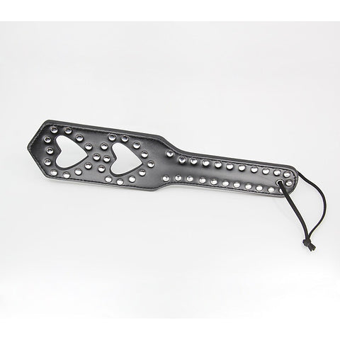 Silver Studded Detail Heart Paddle by Berlin Baby