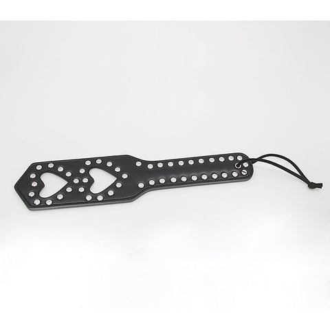 Silver Studded Detail Heart Paddle by Berlin Baby
