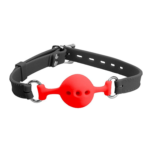 Silicone Gag With Breathable Ball by Love In Leather