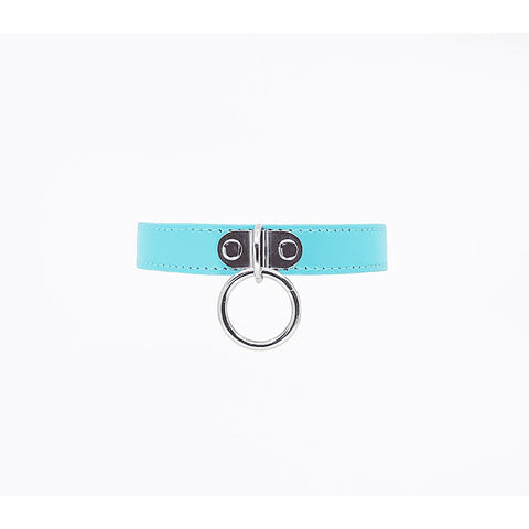 PU BDSM Collar With Centre Ring by Berlin Baby