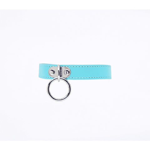 PU BDSM Collar With Centre Ring by Berlin Baby