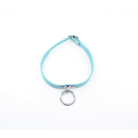 PU BDSM Collar With Centre Ring by Berlin Baby