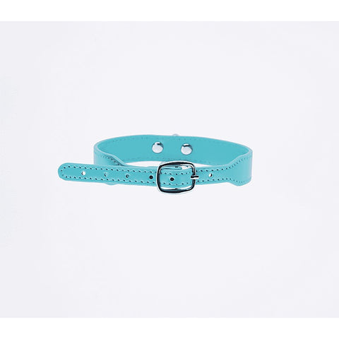 PU BDSM Collar With Centre Ring by Berlin Baby