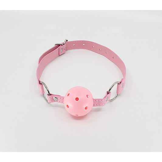Breathable Faux Leather Gag by Berlin Baby