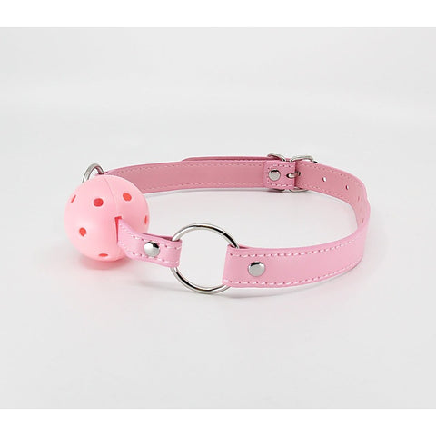 Breathable Faux Leather Gag by Berlin Baby
