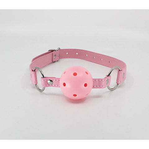 Breathable Faux Leather Gag by Berlin Baby