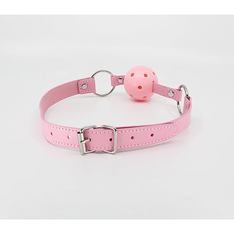 Breathable Faux Leather Gag by Berlin Baby