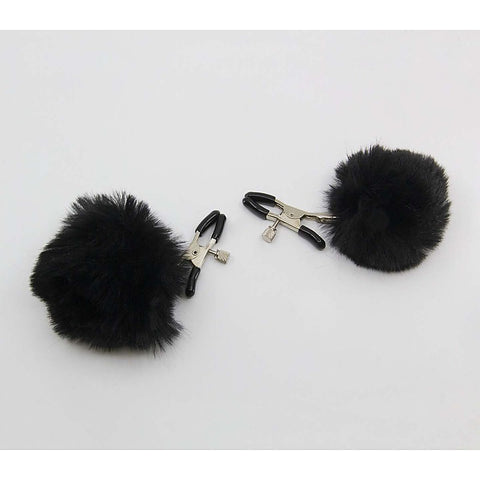 Pom Pom Women's Nipple Clamps by Love In Leather