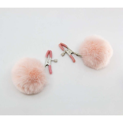 Pom Pom Women's Nipple Clamps by Love In Leather