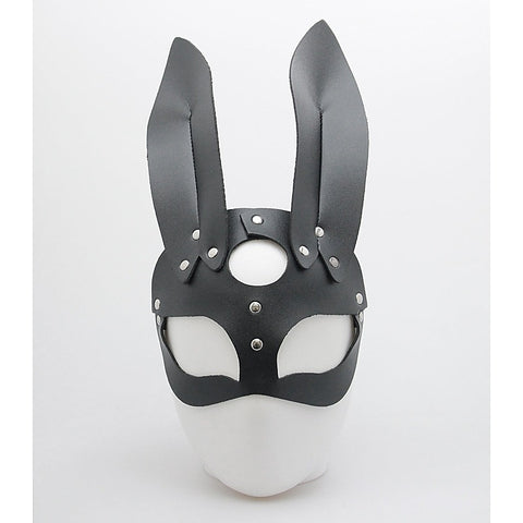 Half Face Leather Rabbit Mask by Love In Leather