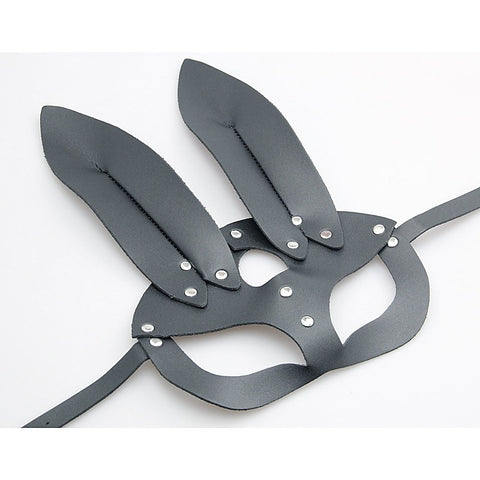 Half Face Leather Rabbit Mask by Love In Leather