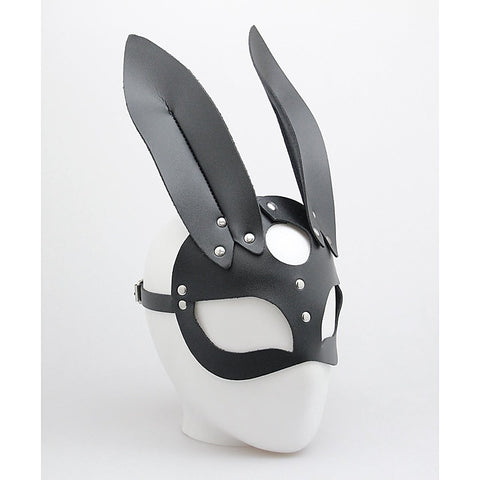 Half Face Leather Rabbit Mask by Love In Leather