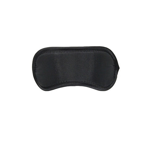 Plain Black Satin BDSM Blindfold by Berlin Baby