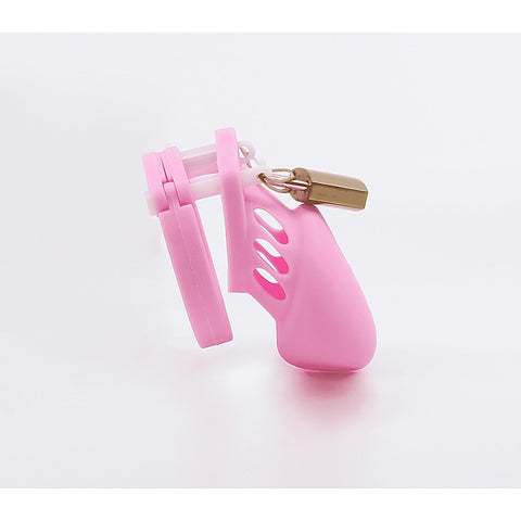 Silicone Male Chastity Cage Short by Love In Leather