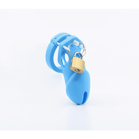 Silicone Male Chastity Cage Short by Love In Leather