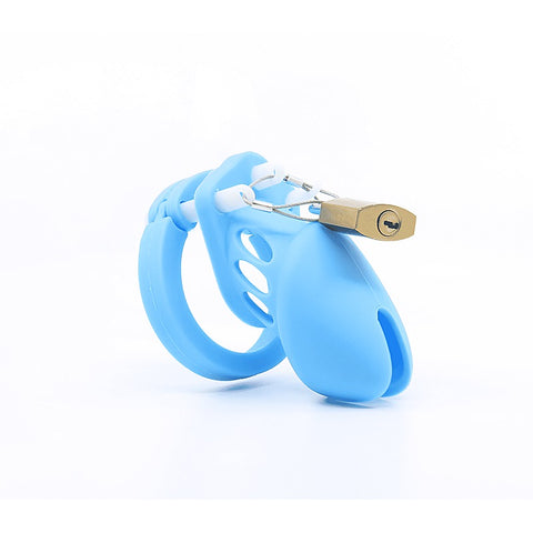 Silicone Male Chastity Cage Short by Love In Leather