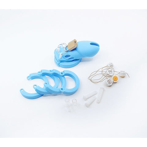 Silicone Male Chastity Cage Short by Love In Leather