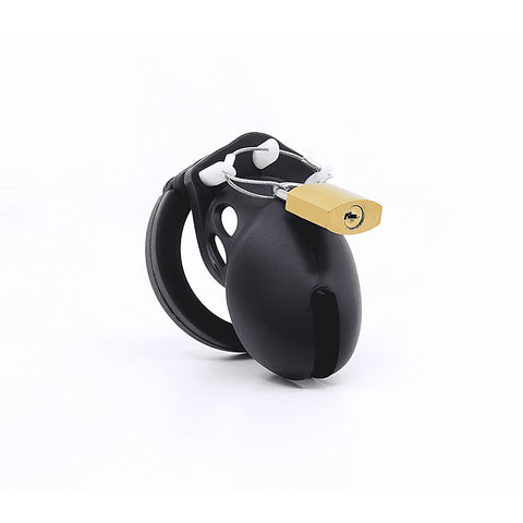 Silicone Male Chastity Cage Short by Love In Leather