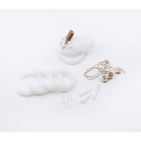 Silicone Male Chastity Cage Long by Love In Leather