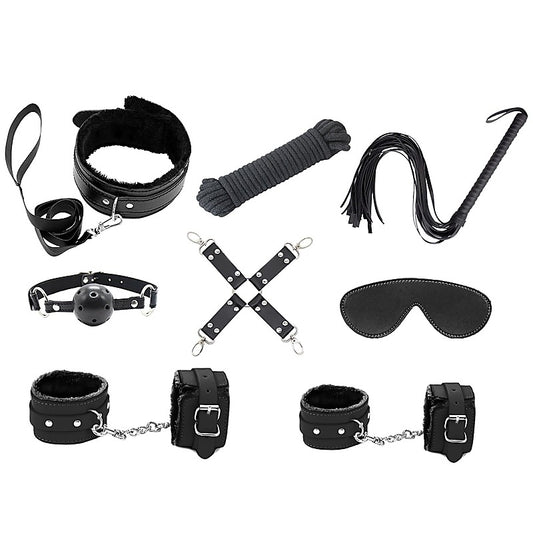 9 Piece Bondage Kit by Love In Leather