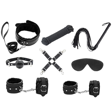 9 Piece Bondage Kit by Love In Leather