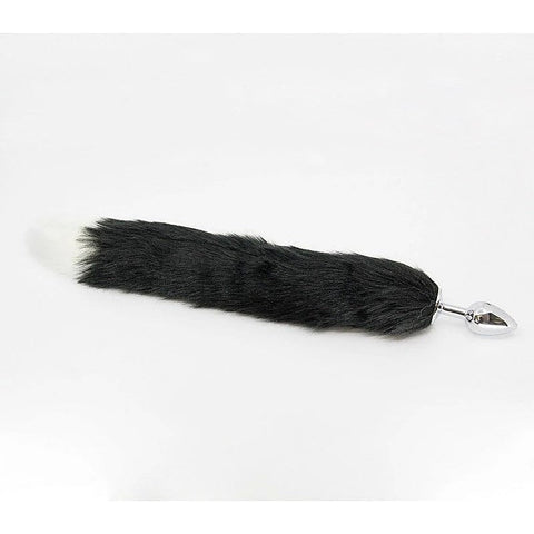 Faux Fur Fox Tail Anal Plug Large by Love In Leather