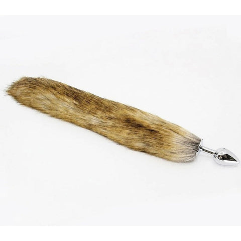 Fox Tail Anal Plug Large by Love In Leather