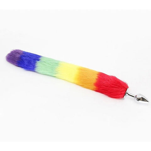 Fox Tail Anal Plug Large by Love In Leather