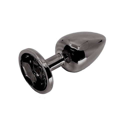 Round Gem Metal Anal Plug by Love In Leather